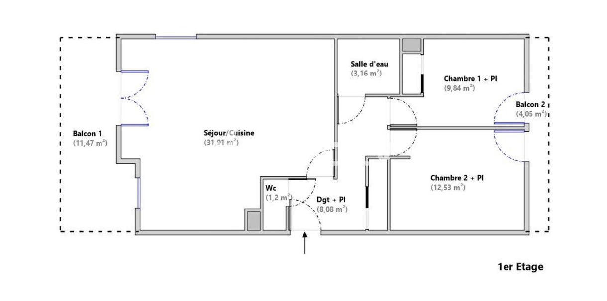 Achat immobilier Appartement 3 pièces  67m2 à Vitrolles (13127) - Photo n°11