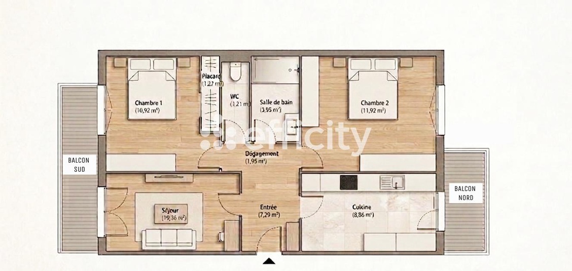 Achat immobilier Appartement 3 pièces  68m2 à Marseille (13004) - Photo n°5