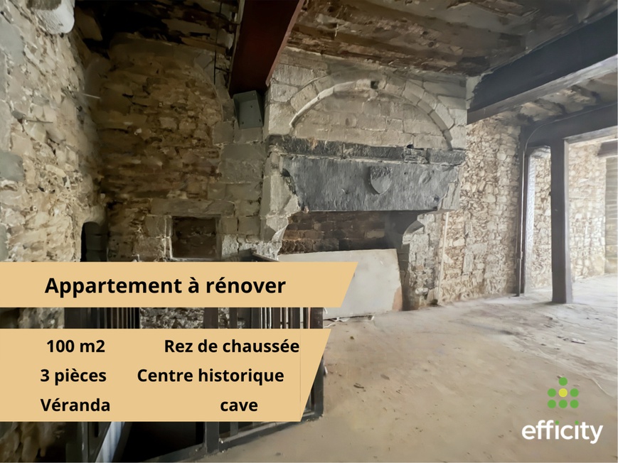 Achat immobilier Appartement 3 pièces  100m2 à Vitré (35500) - Photo n°1