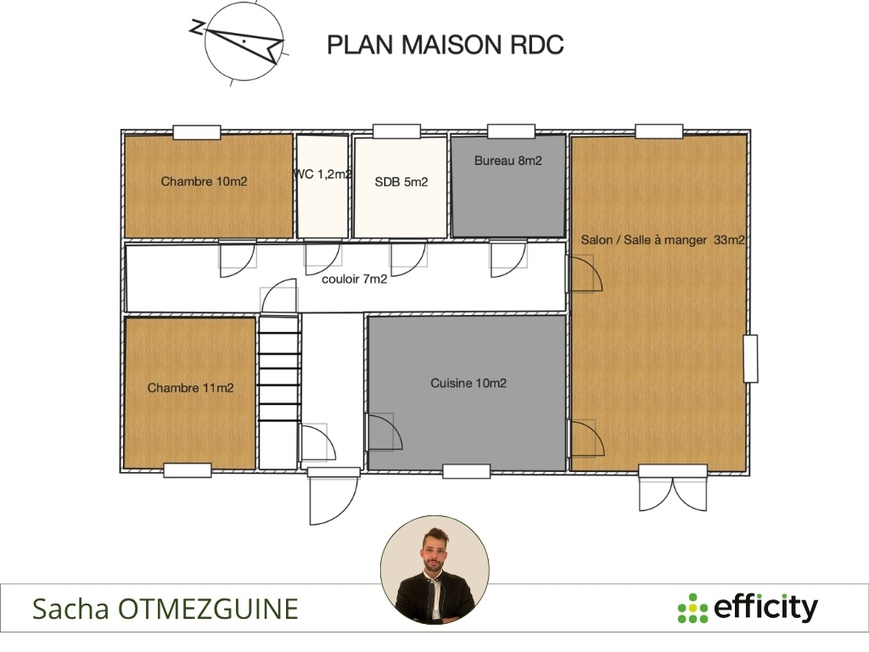 Achat immobilier Maison 5 pièces  130m2 à Tournon-Saint-Pierre (37290) - Photo n°12