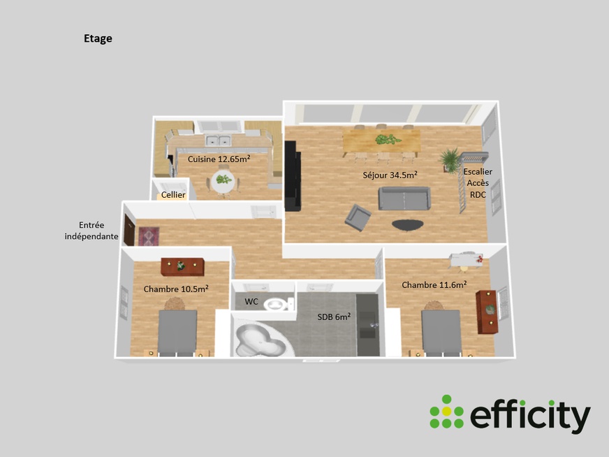 Achat immobilier Maison 6 pièces  150m2 à Oraison (04700) - Photo n°10