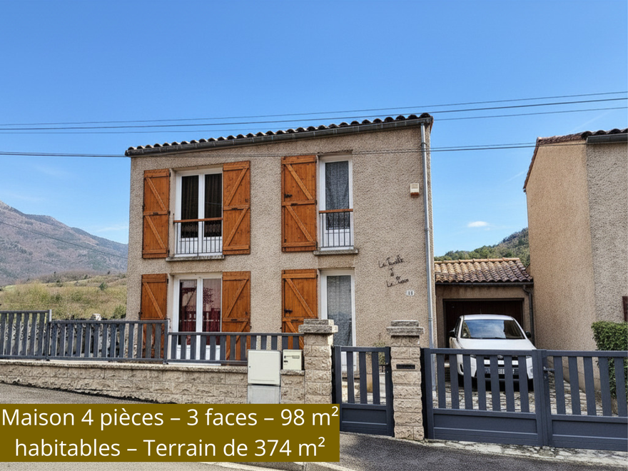 maison 4 pièces - 98m2 à Axat (11140)
