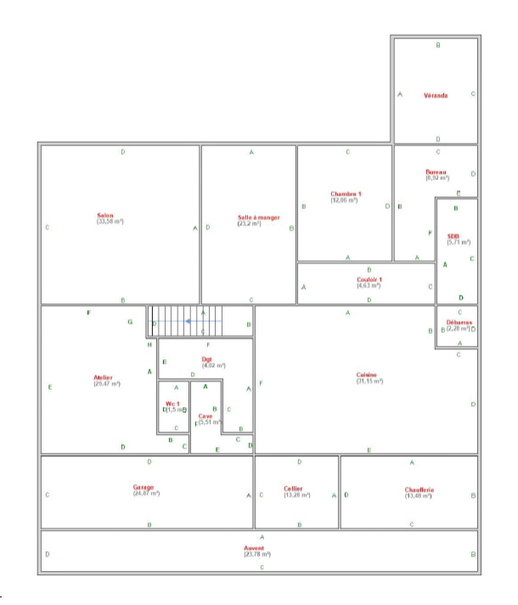 Achat immobilier Maison 7 pièces  183m2 à Jarnac-Champagne (17520) - Photo n°18