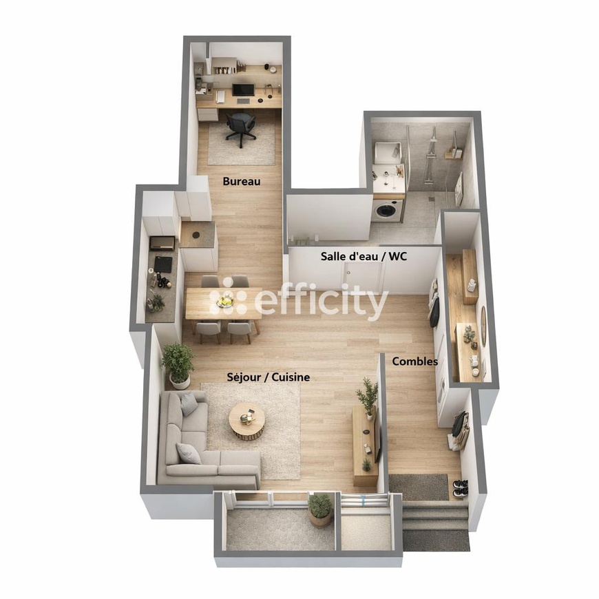 Achat immobilier Appartement 2 pièces  82m2 à Redon (35600) - Photo n°4