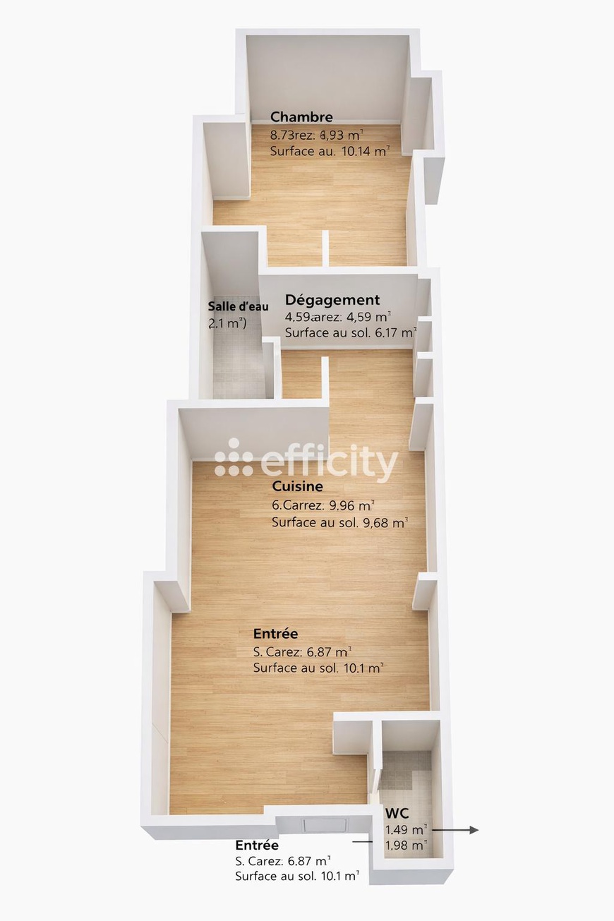 Achat immobilier Appartement 2 pièces  82m2 à Redon (35600) - Photo n°5