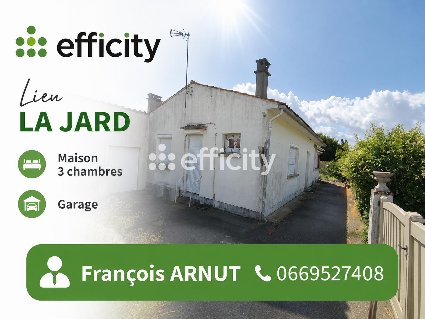 Maison 5 pièces 80 m² · à La Jard · 80 m² · 143 000 €