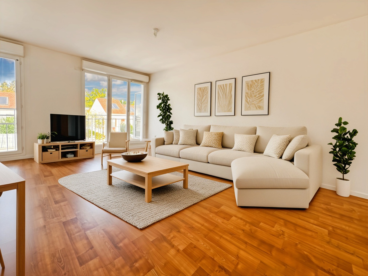 appartement 3 pièces - 65,0m2 à Saint-Fargeau-Ponthierry (77310)