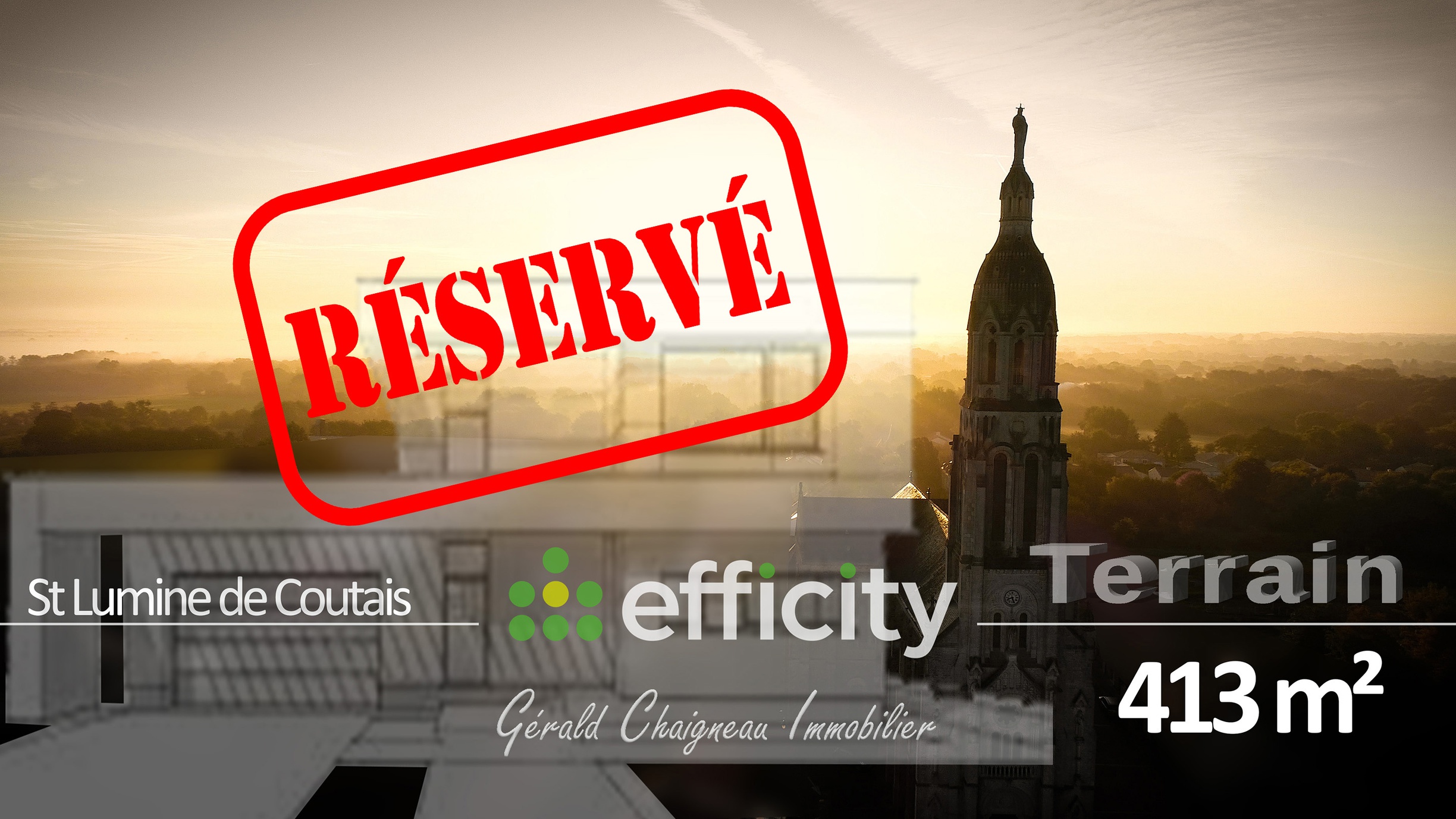 Achat immobilier Terrain   413m2 à Saint-Lumine-de-Coutais (44310) - Photo n°1