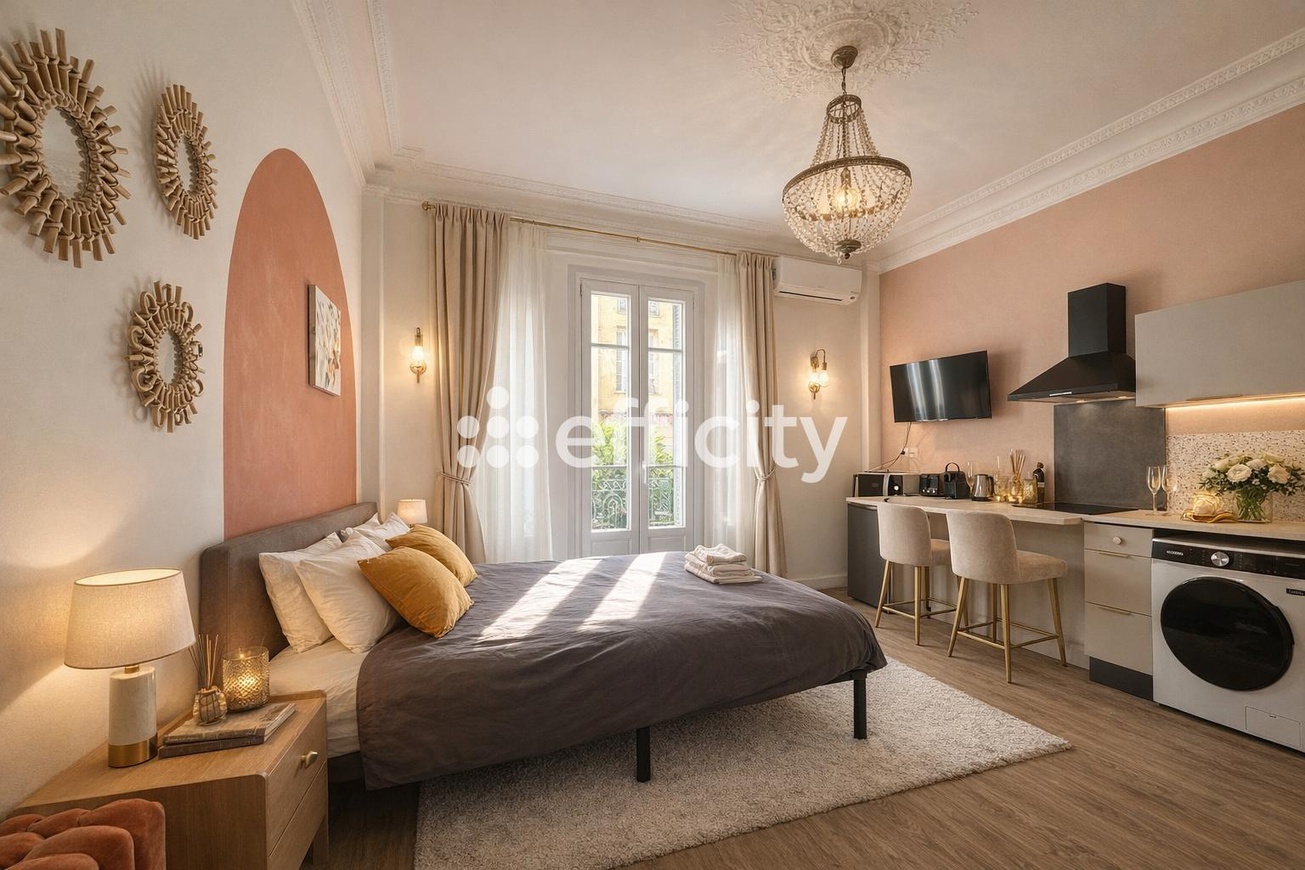 Achat immobilier Appartement 1 pièces  20m2 à Nice (06000) - Photo n°1