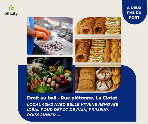 fonds de commerce  - 42m2 à La Ciotat (13600)