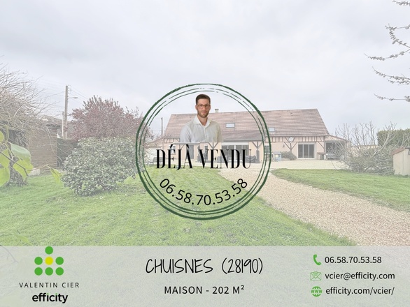 maison 8 pièces - 201m2 à Chuisnes (28190)
