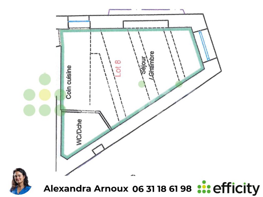 Achat immobilier Appartement 1 pièces  24m2 à Aix-en-Provence (13100) - Photo n°5