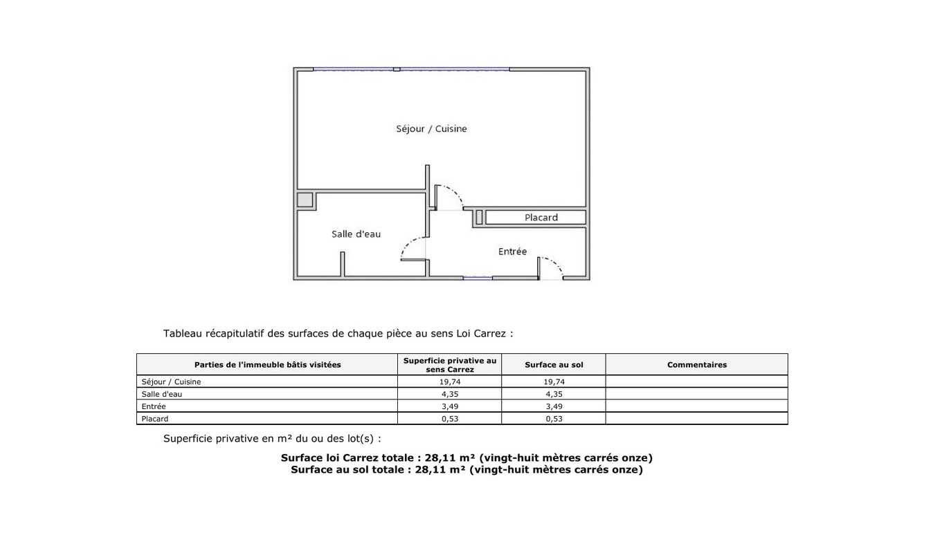 Achat immobilier Appartement 1 pièces  28m2 à Nantes (44100) - Photo n°10