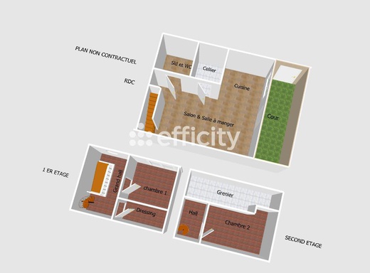 maison 3 pièces - 77m2 à Arles (13104)