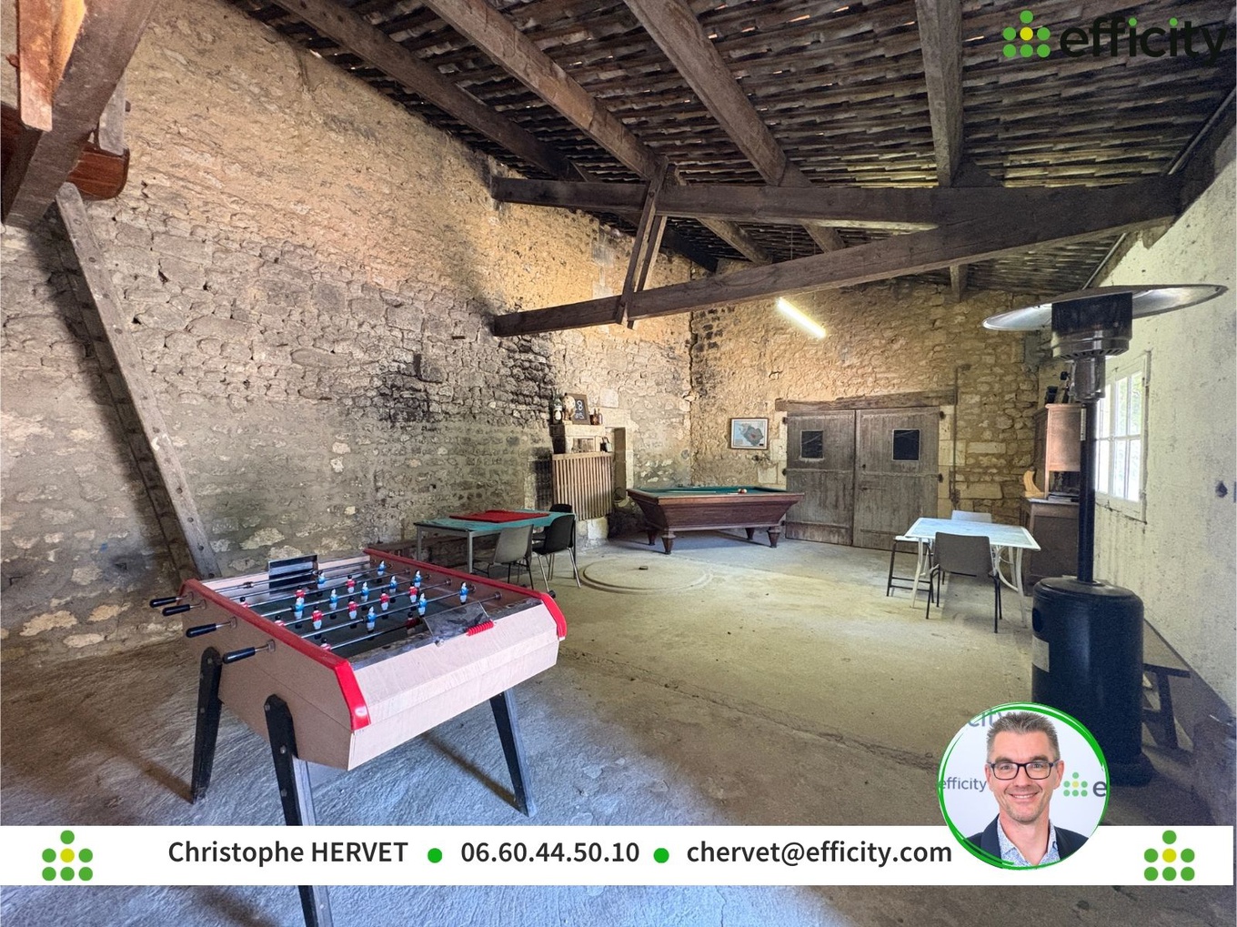 Achat immobilier Maison 6 pièces  218m2 à Saint-Saturnin (16290) - Photo n°16