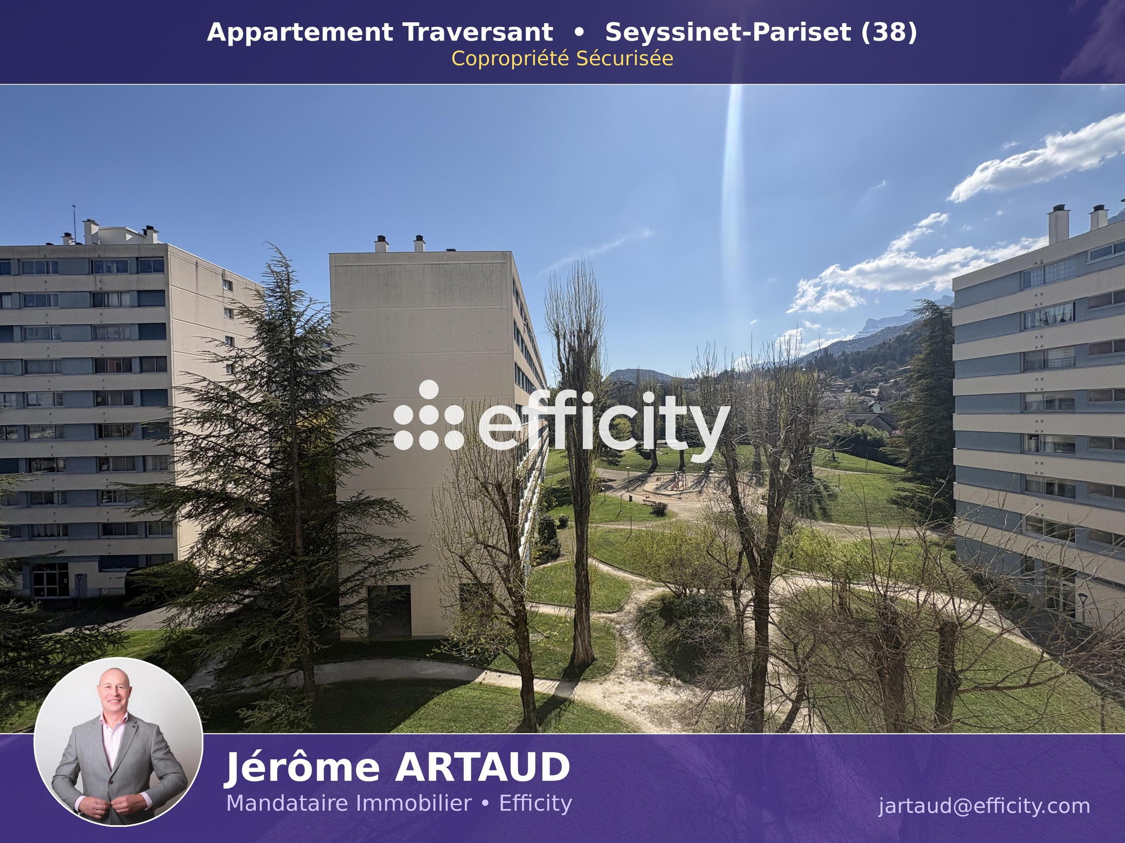 appartement 3 pièces - 77m2 à Seyssinet-Pariset (38170)