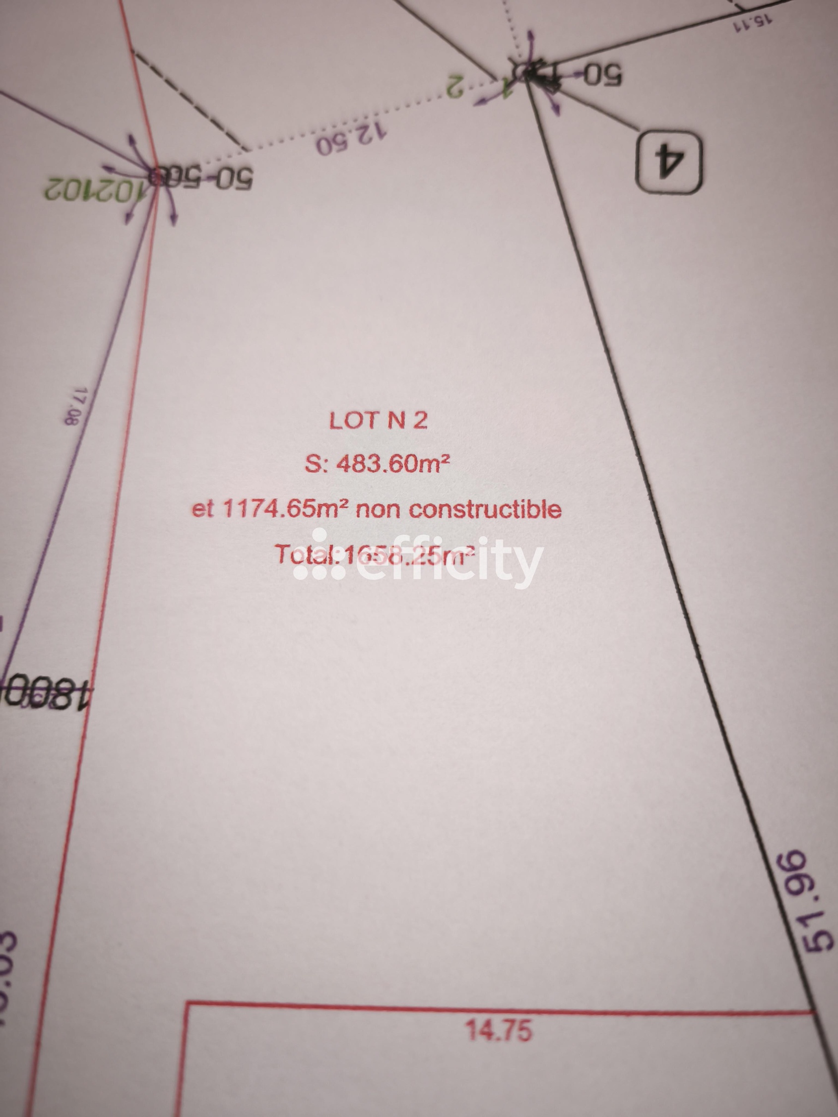 terrain  - 485m2 à Caulnes (22350)