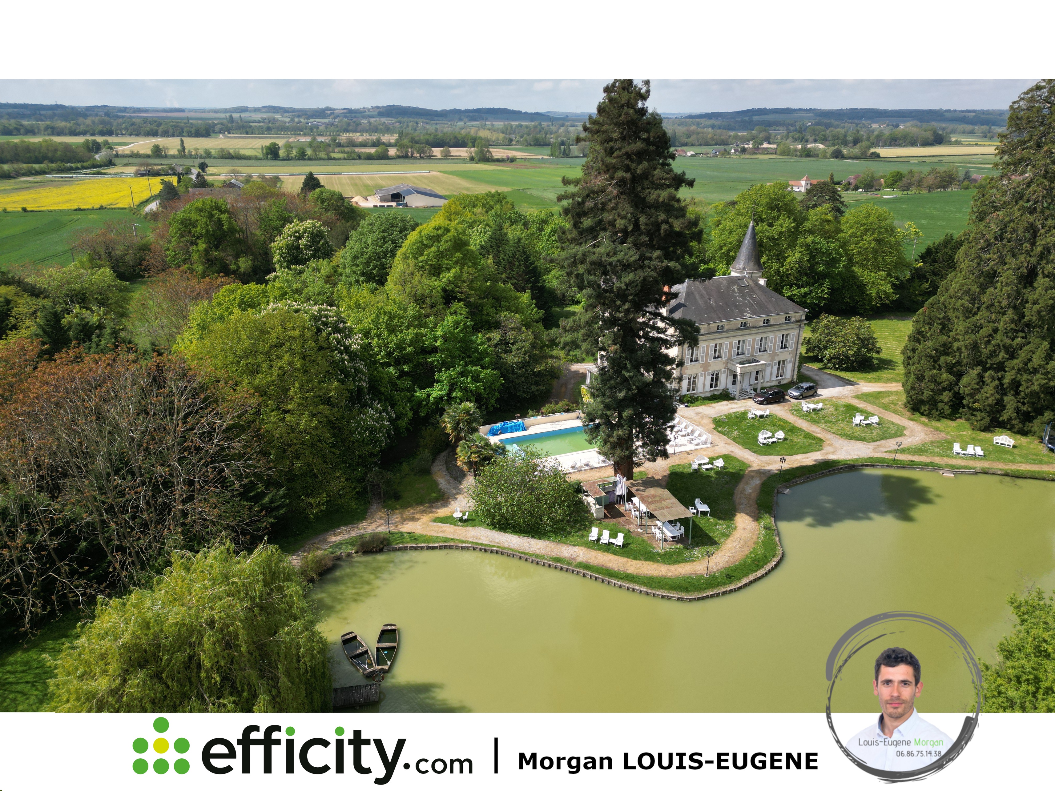 Achat immobilier Maison 30 pièces  1555m2 à Tournon-Saint-Pierre (37290) - Photo n°1