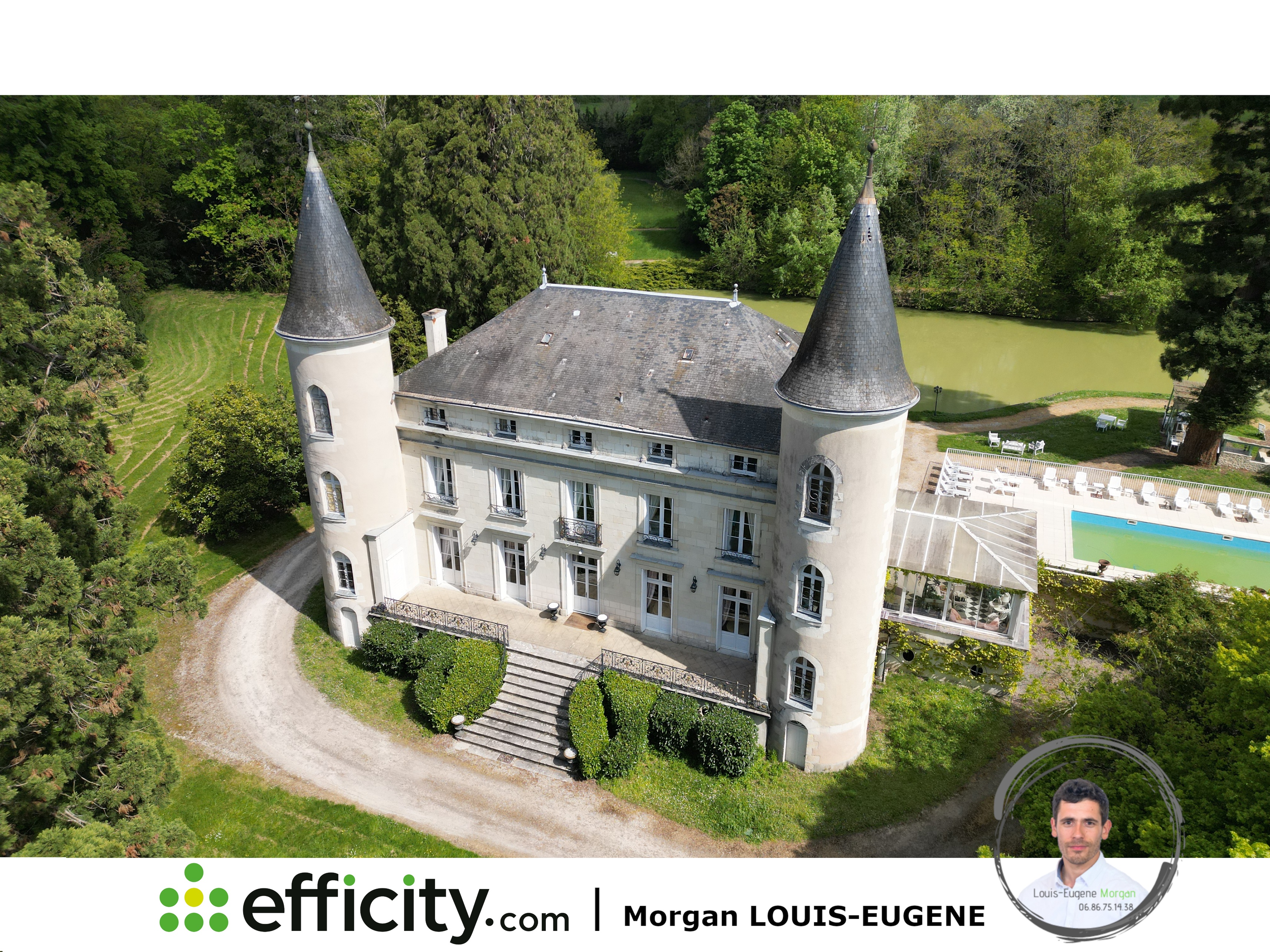 Achat immobilier Maison 30 pièces  1555m2 à Tournon-Saint-Pierre (37290) - Photo n°4