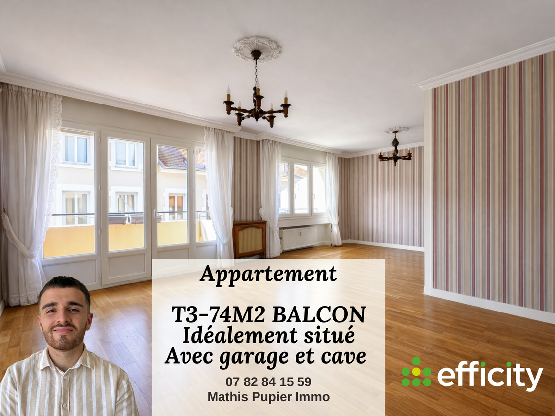 appartement 3 pièces - 74m2 à Saint-Étienne (42100)