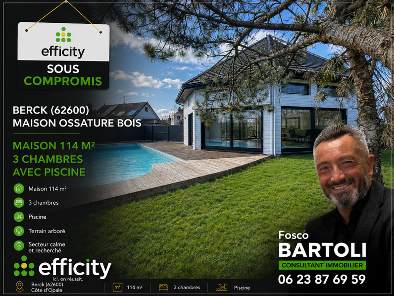 maison 4 pièces - 132m2 à Berck (62600)