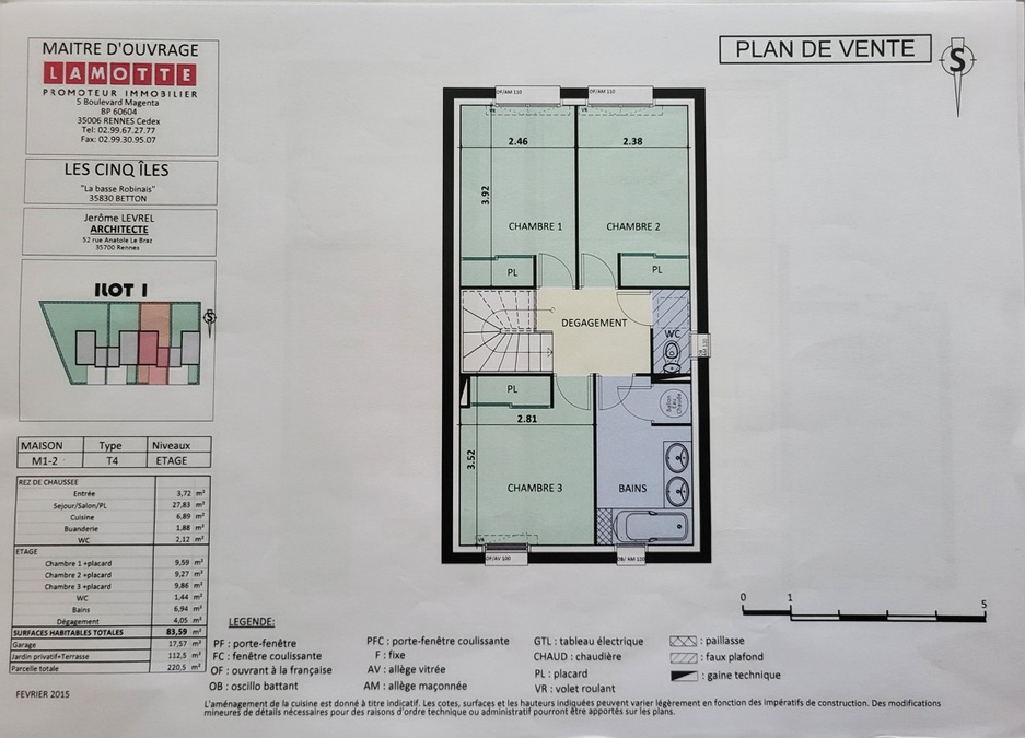 Achat immobilier Maison 5 pièces  83m2 à Betton (35830) - Photo n°10