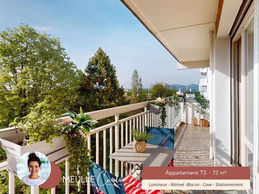 appartement 3 pièces - 71m2 à Lyon (69005)