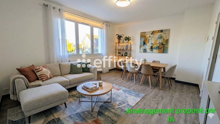 maison 3 pièces - 60m2 à La Ville-aux-Dames (37700)