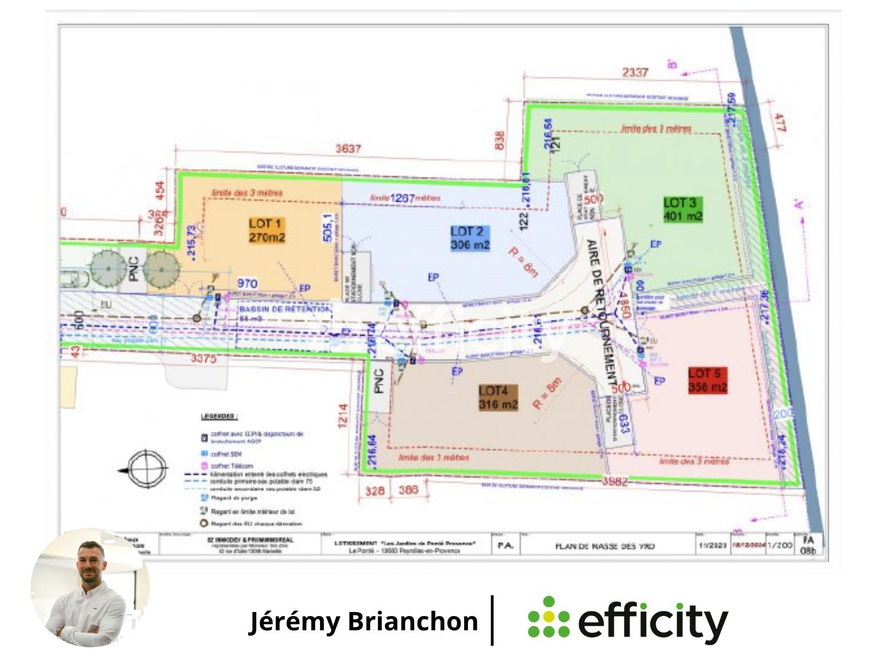 terrain  - 270m2 à Peyrolles-en-Provence (13860)