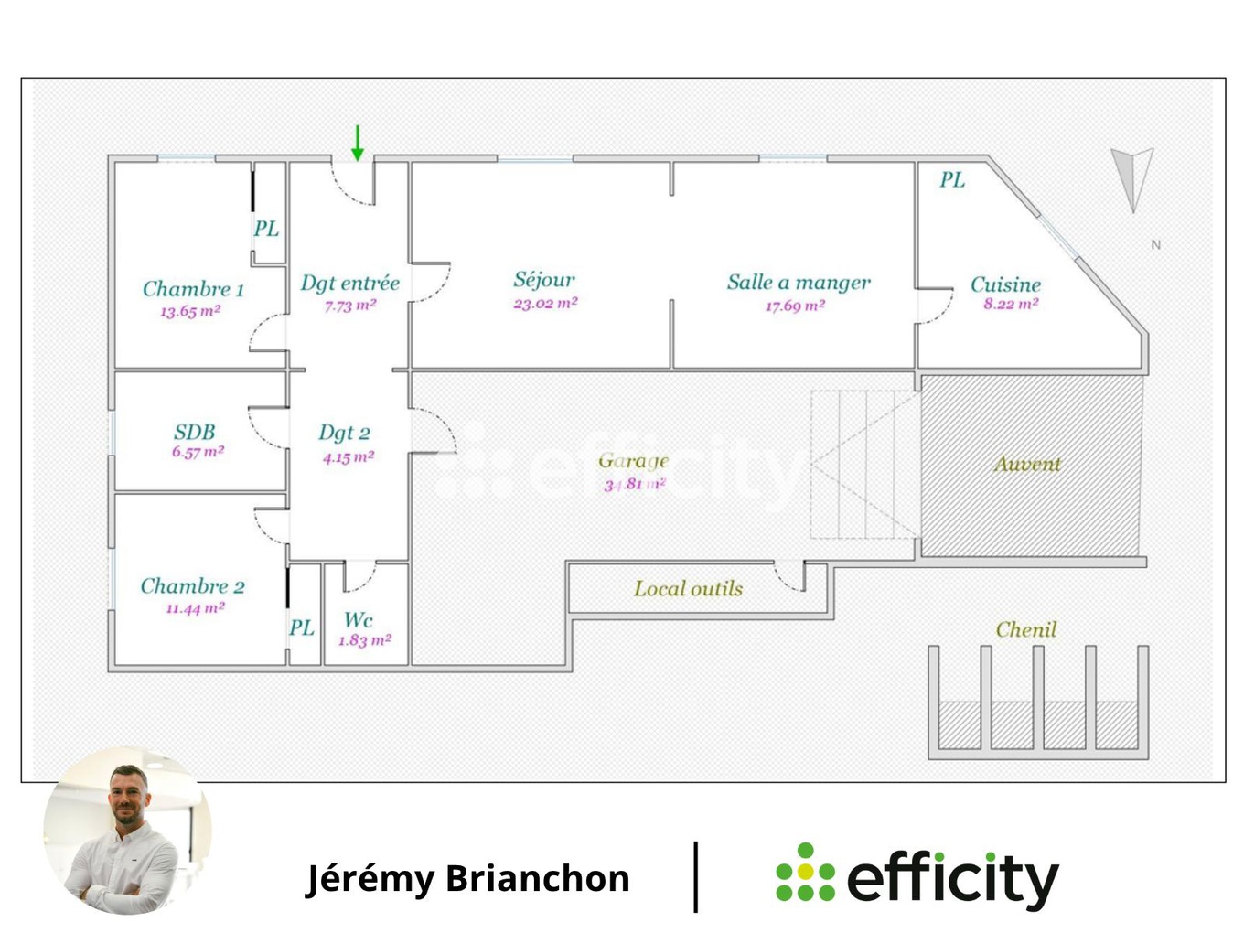Achat immobilier Maison 4 pièces  95m2 à Saint-Martin-de-Brômes (04800) - Photo n°13