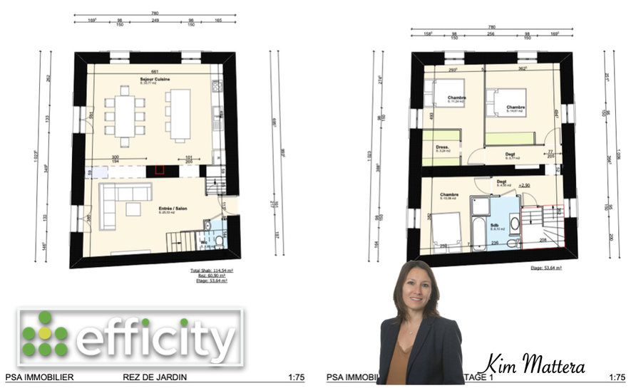 Achat immobilier Maison 5 pièces  119m2 à Chimilin (38490) - Photo n°10