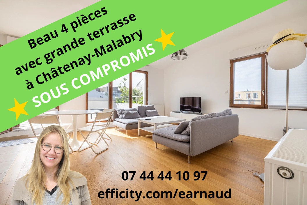 appartement 4 pièces - 81m2 à Châtenay-Malabry (92290)
