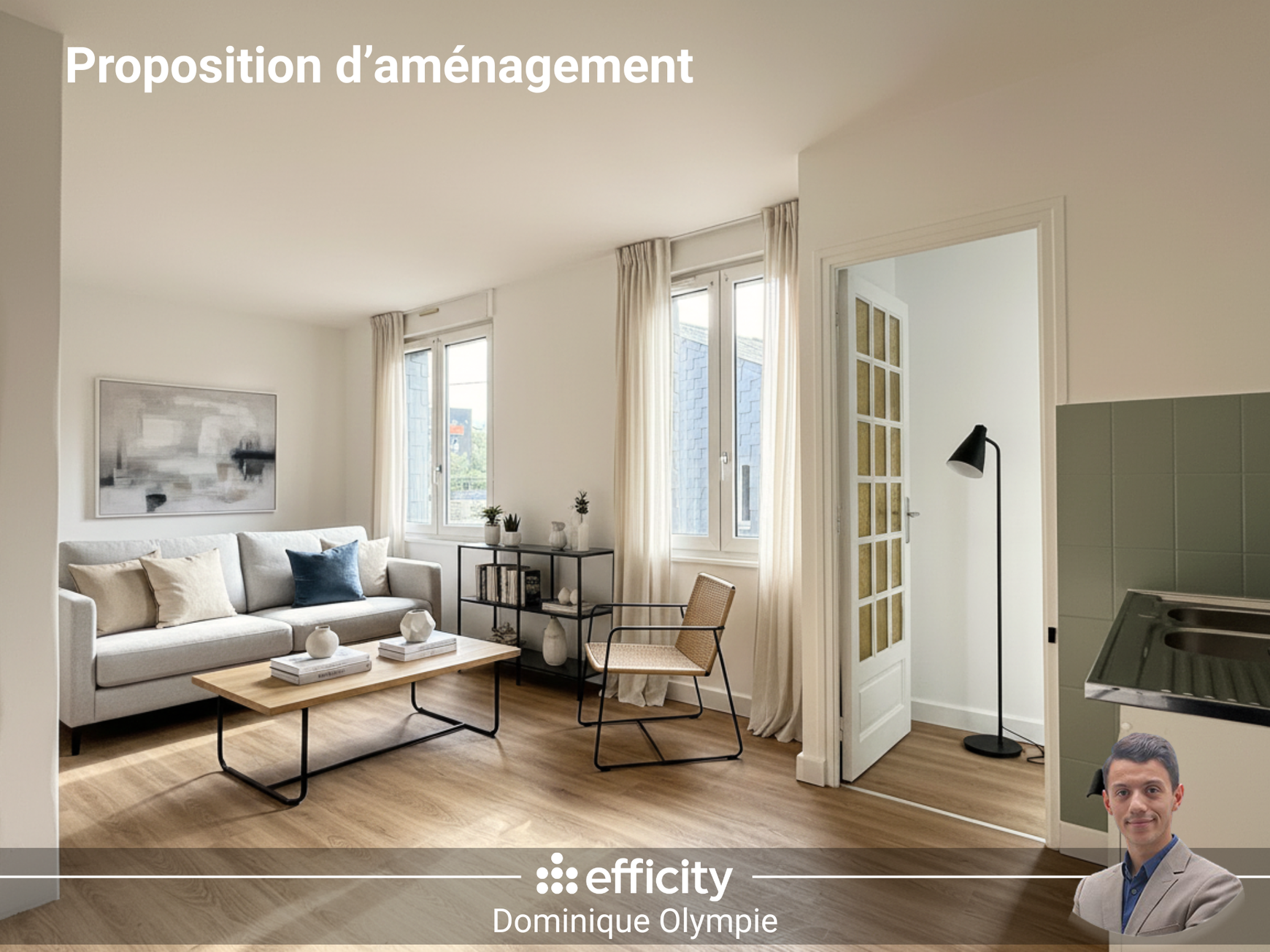 Achat immobilier Appartement 3 pièces  61m2 à Saint-Brieuc (22000) - Photo n°4