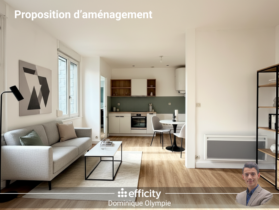 appartement 3 pièces - 61m2 à Saint-Brieuc (22000)