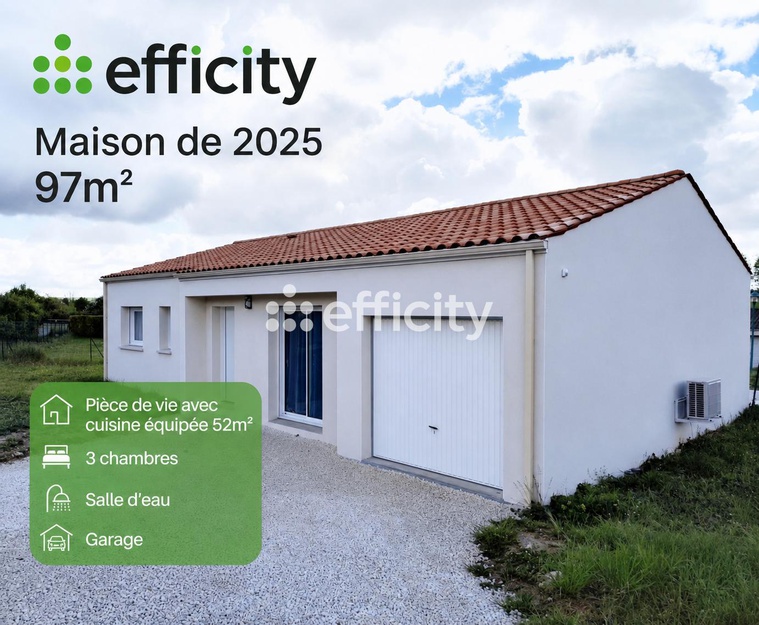 maison 4 pièces - 97,0m2 à Les Églises-d'Argenteuil (17400)