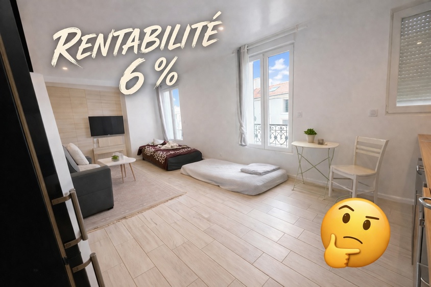 appartement 1 pièces - 28m2 à Aubervilliers (93300)