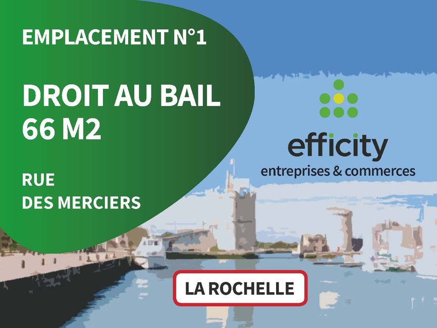 local commercial  - 66m2 à La Rochelle (17000)