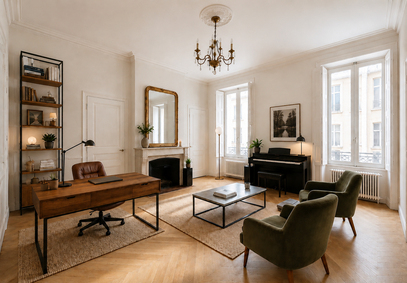appartement 4 pièces - 118m2 à Lyon (69002)