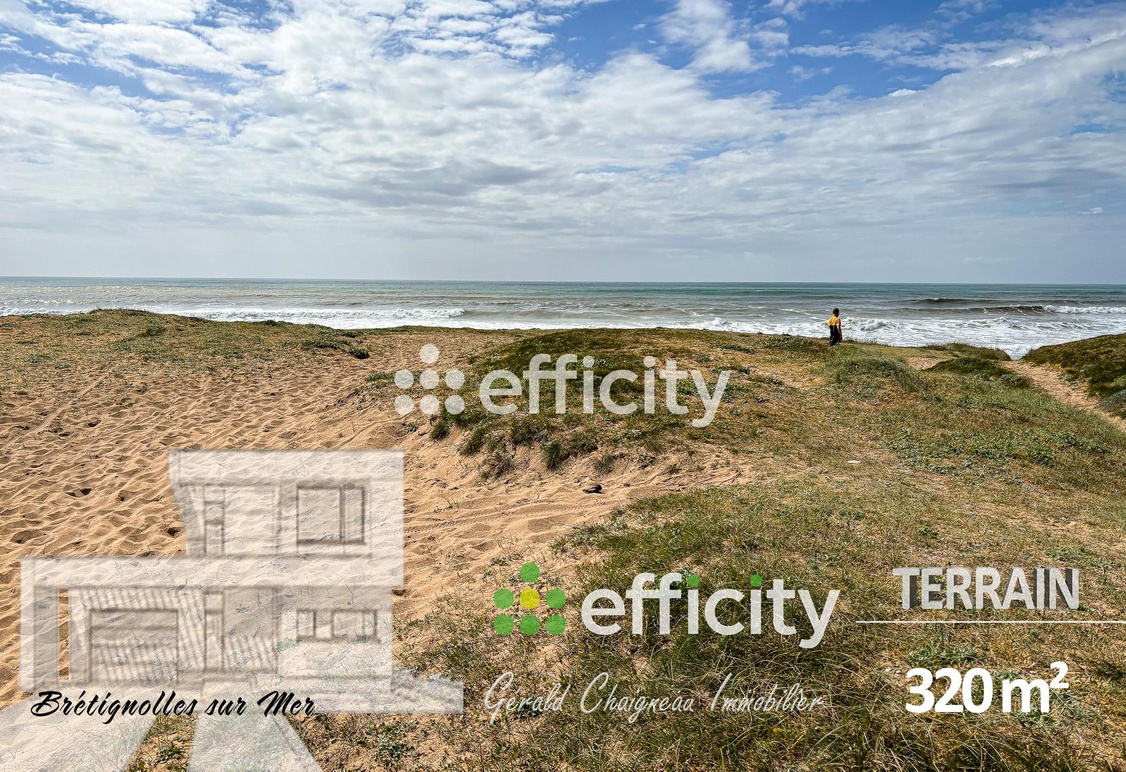 terrain  - 320m2 à Bretignolles-sur-Mer (85470)