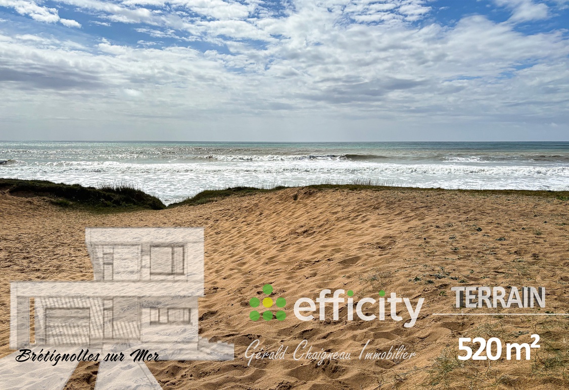 terrain  - 520,0m2 à Bretignolles-sur-Mer (85470)