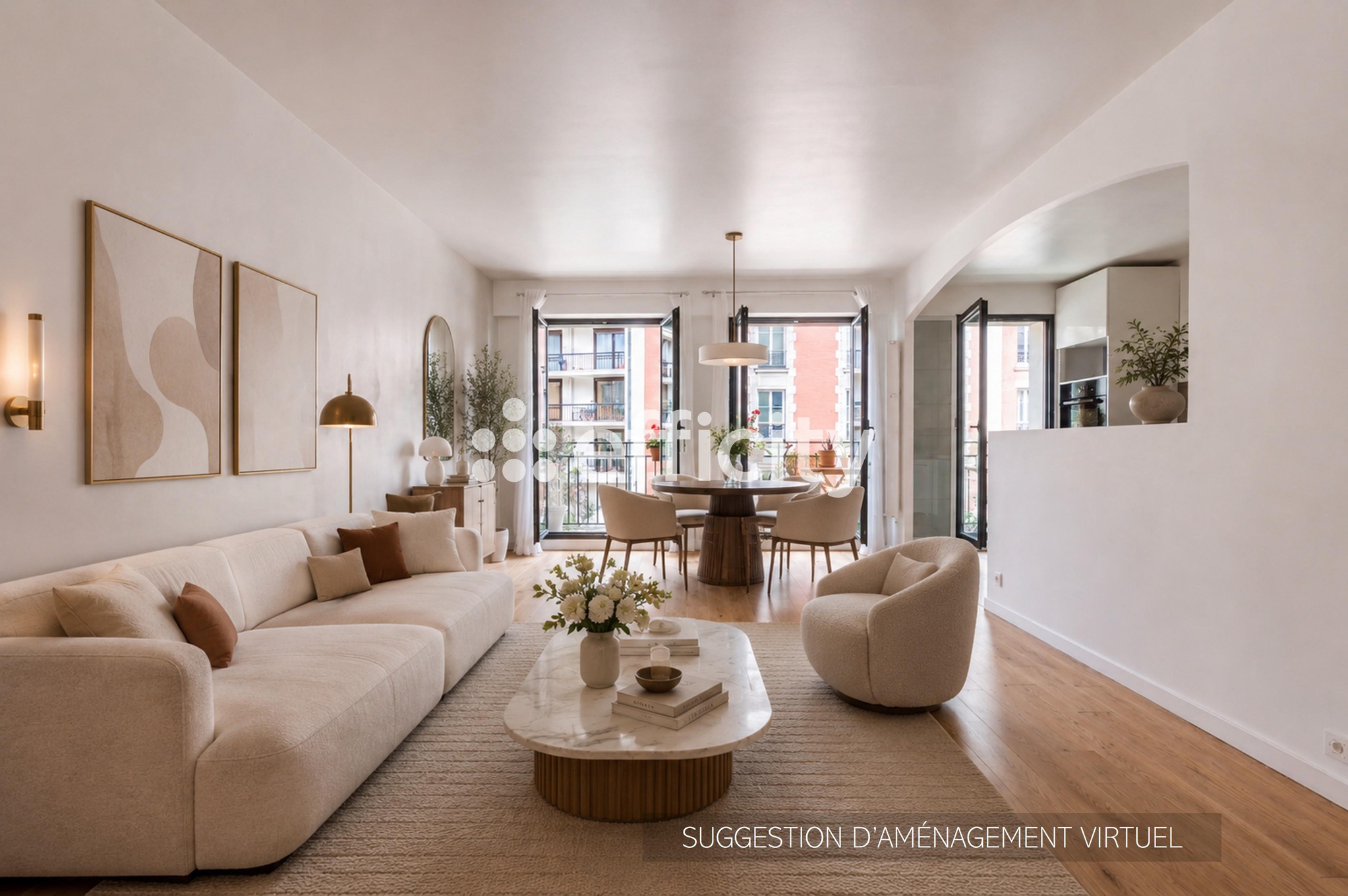 appartement 3 pièces - 72m2 à Paris (75012)