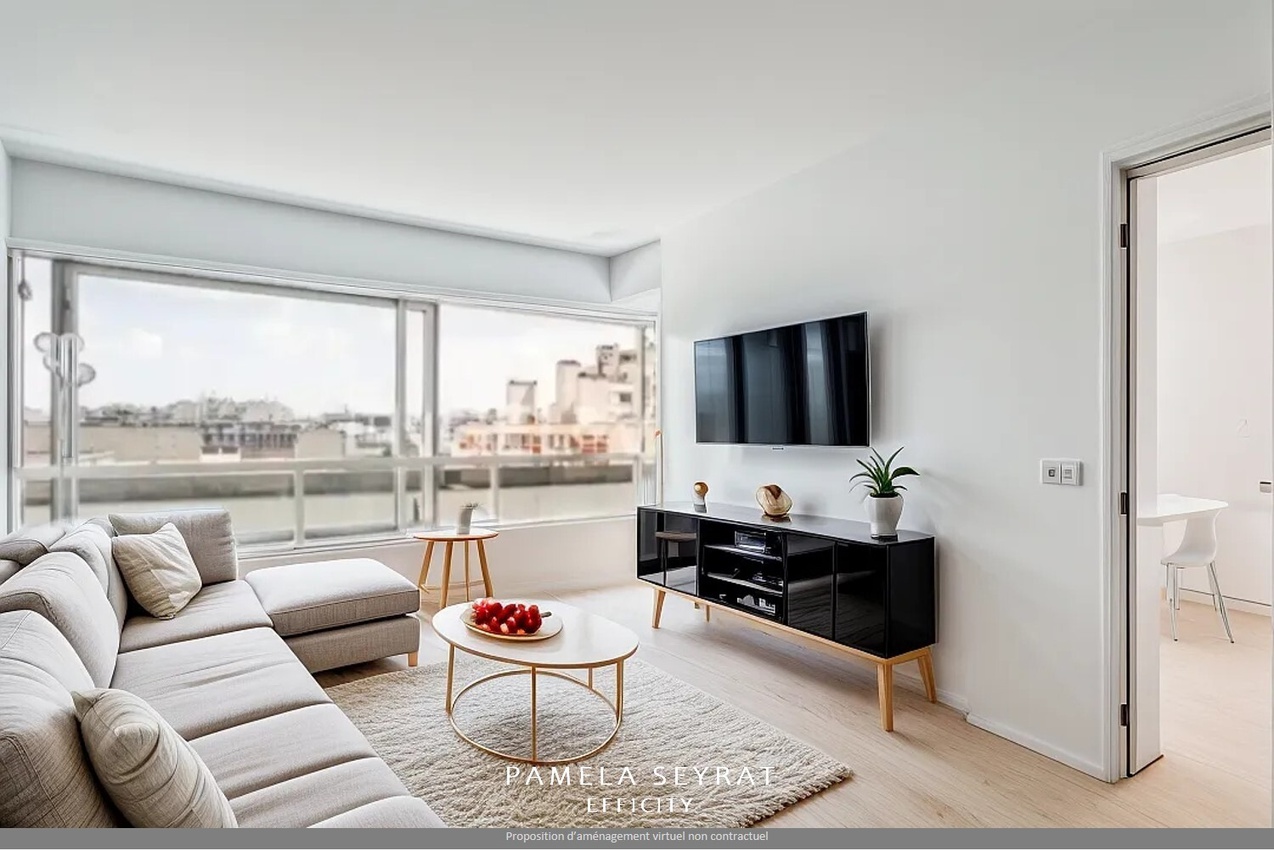 Achat immobilier Appartement 3 pièces  62m2 à Paris (75015) - Photo n°1