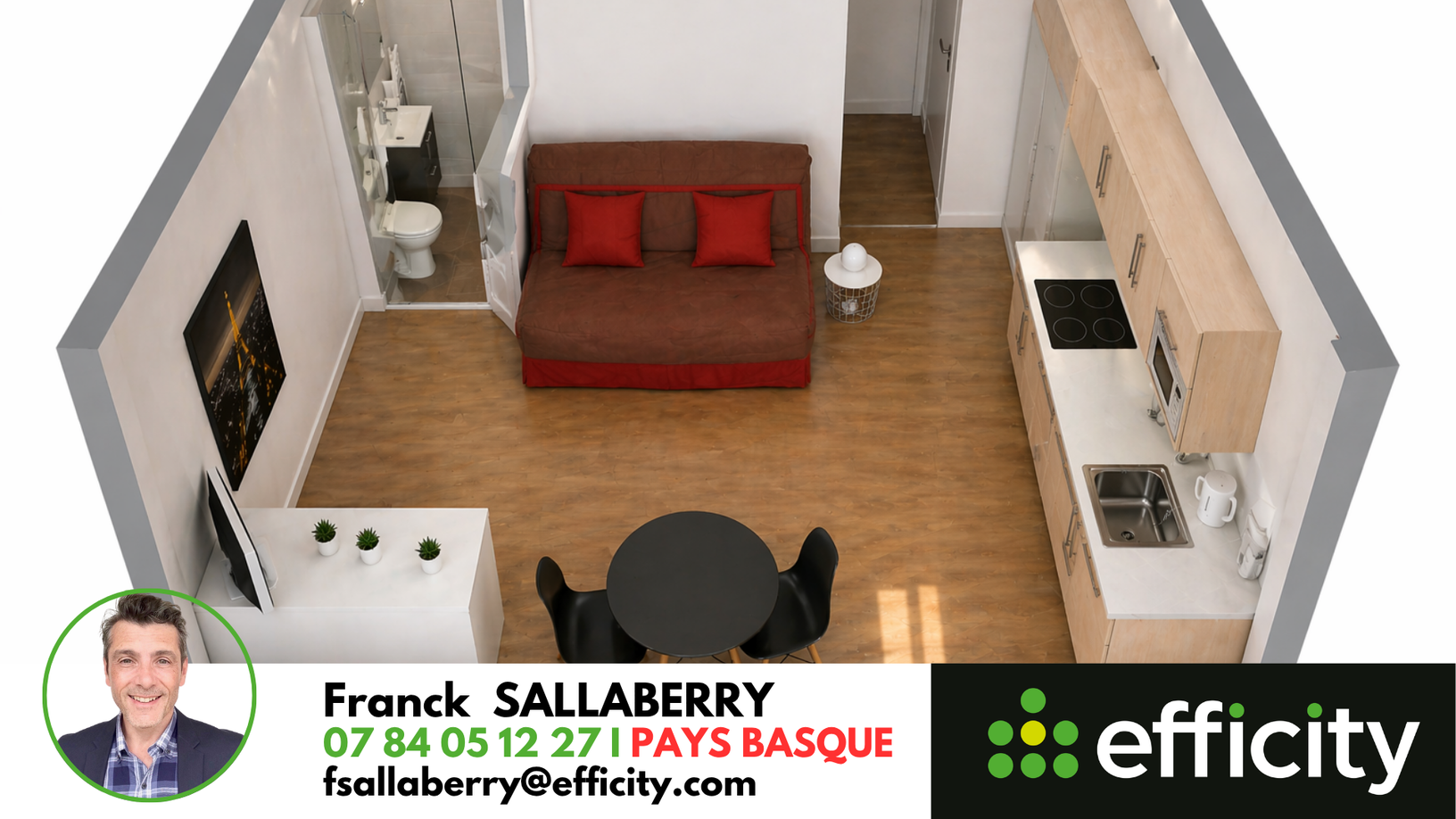 Achat immobilier Appartement 1 pièces  20m2 à Biarritz (64200) - Photo n°9