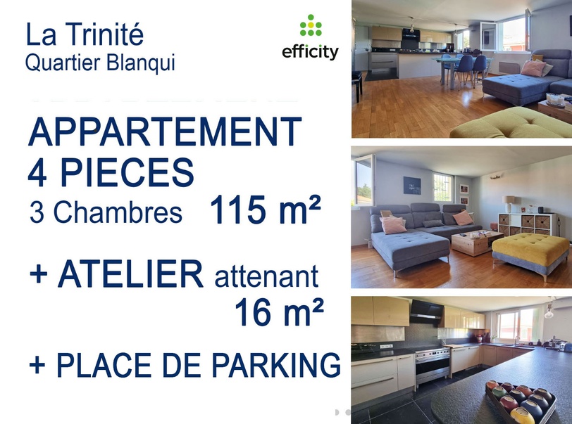 appartement 4 pièces - 115,0m2 à La Trinité (06340)