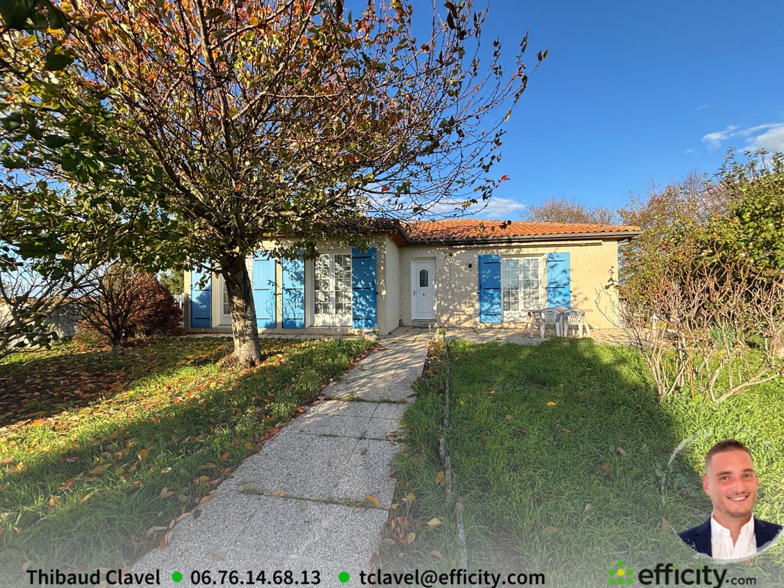 maison 5 pièces - 124m2 à Chassors (16200)