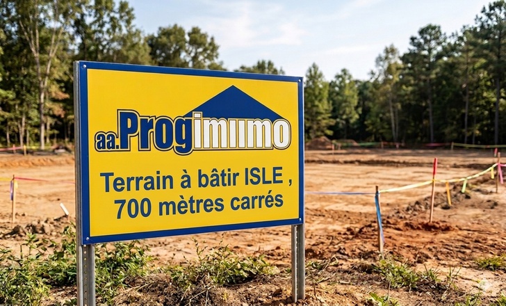 terrain  - 701m2 à Isle (87170)
