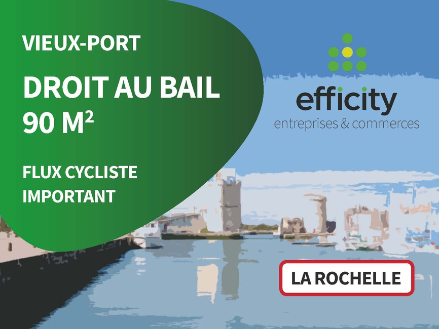 fonds de commerce  - 90m2 à La Rochelle (17000)