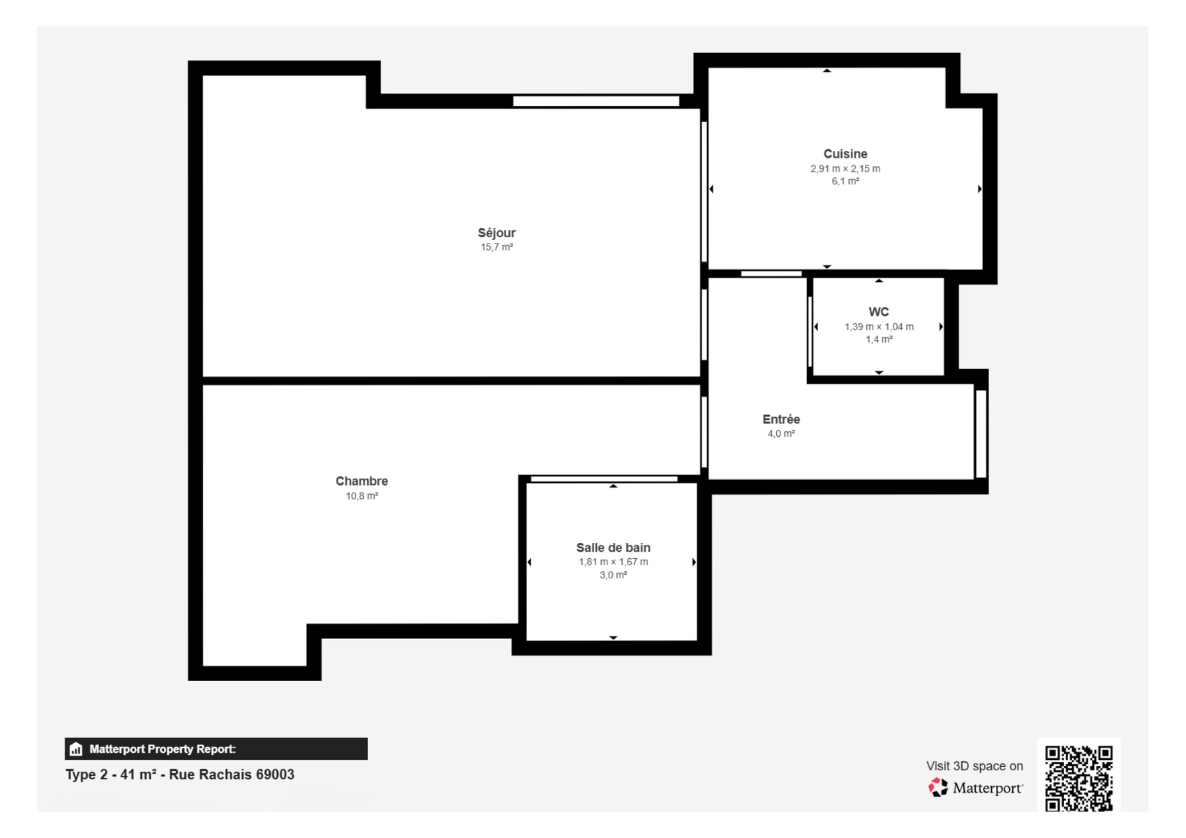 Achat immobilier Appartement 2 pièces  40m2 à Lyon (69003) - Photo n°10