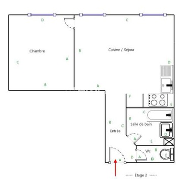 Achat immobilier Appartement 2 pièces  35m2 à Marseille (13008) - Photo n°5