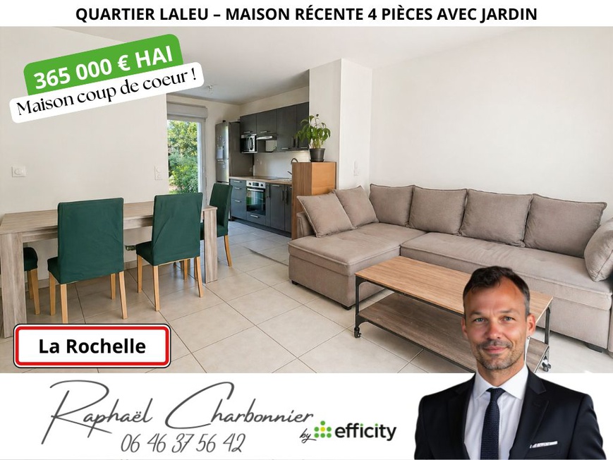 Achat immobilier Maison 4 pièces  84m2 à La Rochelle (17000) - Photo n°13